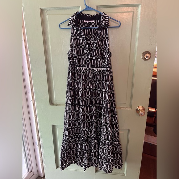 Like new Women’s Adolfo Dominguez button down eyelet shirt dress size 4 - Picture 4 of 11